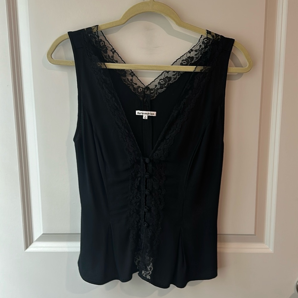 Black Reformation top, perfect for going out, worn once!